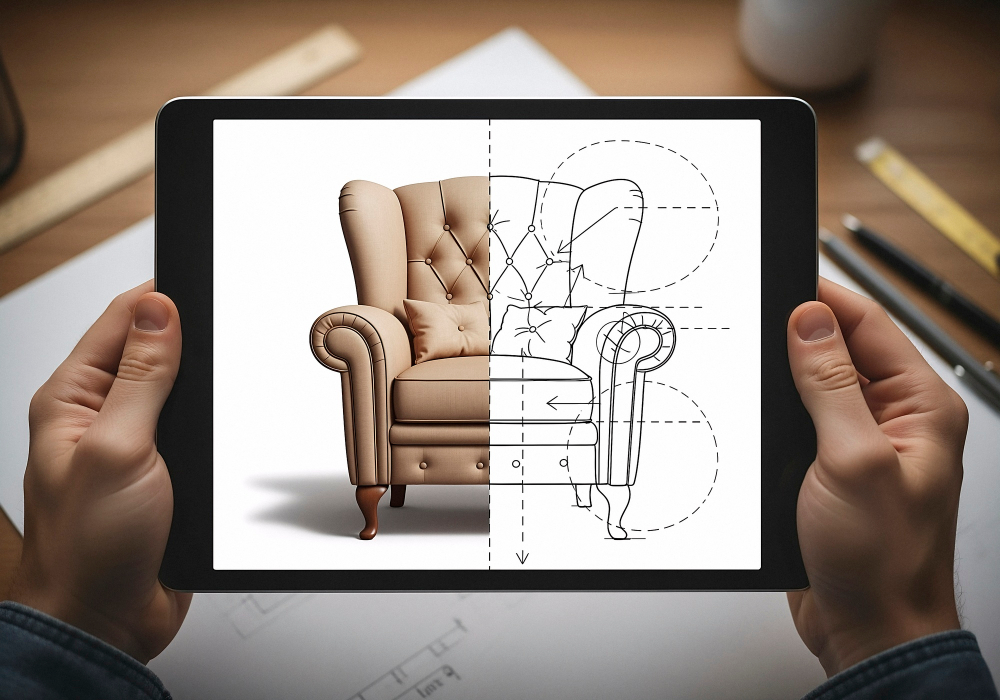 تحويل الرسم إلى تصميم واقعي بالذكاء الاصطناعي